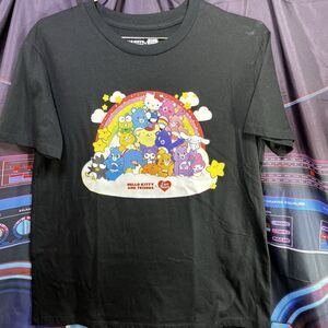 Sanrio Hello Kitty and Friends X Care Bears T-shirt  Juniors Size M (7/9)